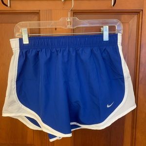 Nike Tempo Core Running Shorts (Blue & White)